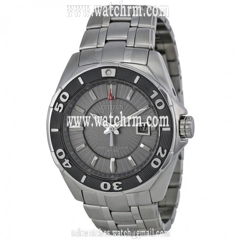 Citizen Signature Eco-Drive Silver Dial Stainless Steel Men's Watch BL1257-56A