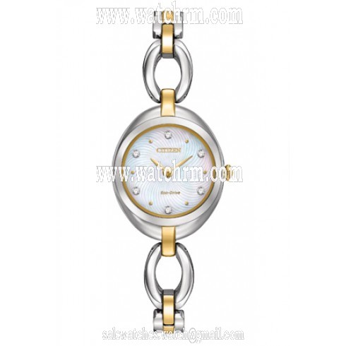 Citizen Silhouette White Mother of Pearl Dial Ladies Watch EX1434-55D