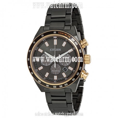 Citizen Sport Chronograph Eco-Drive Charcoal Grey Dial Men's Watch CA4207-53H