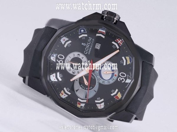 Corum Admirals Cup 277.931.91/0371 AG32 Black Dial 44mm Automatic Watch
