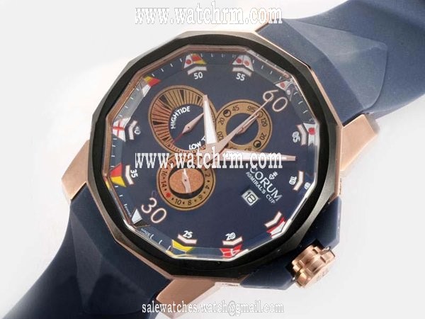 Corum Admirals Cup 277.931.91/0371 AG32 PVD Bezel Mens Watch