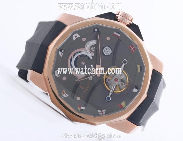 Corum Admirals Cup 372.931.55/0F01 0000 48mm Tourbillon Mens Watch