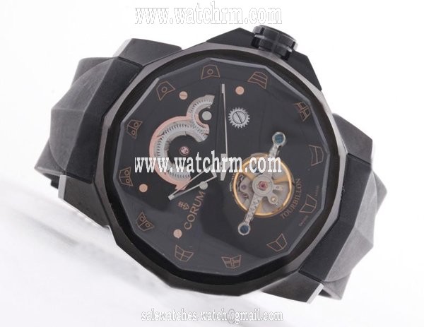 Corum Admirals Cup 372.931.55/0F01 0000 Mens PVD Case Round Watch