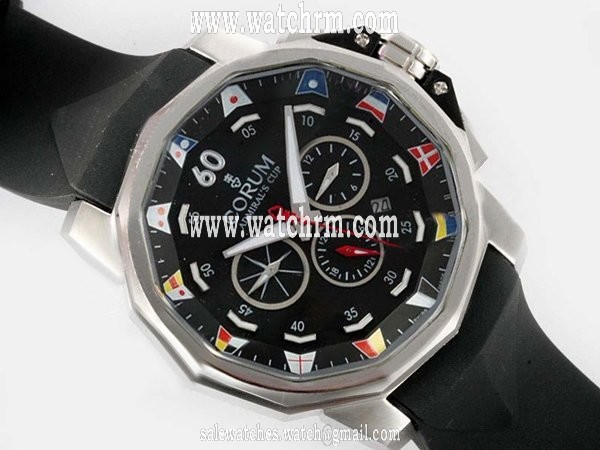 Corum Admirals Cup 753.691.20/F371 AN92 Mens Stainless Steel Bezel Stainless Steel Case Watch
