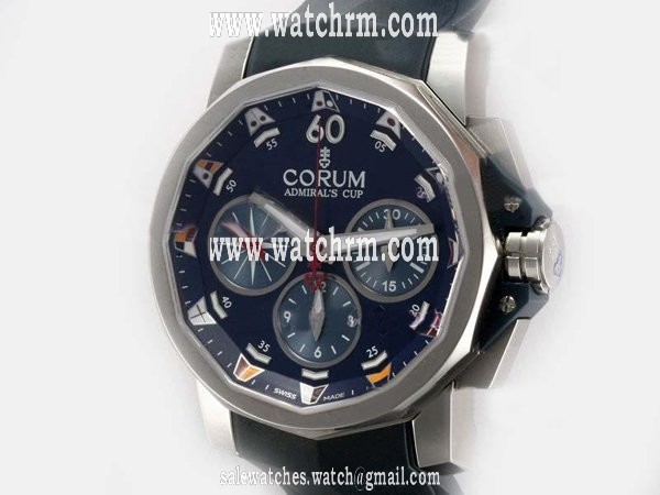 Corum Admirals Cup 753.691.20/V701 AN92 Stainless Steel Case Round Watch