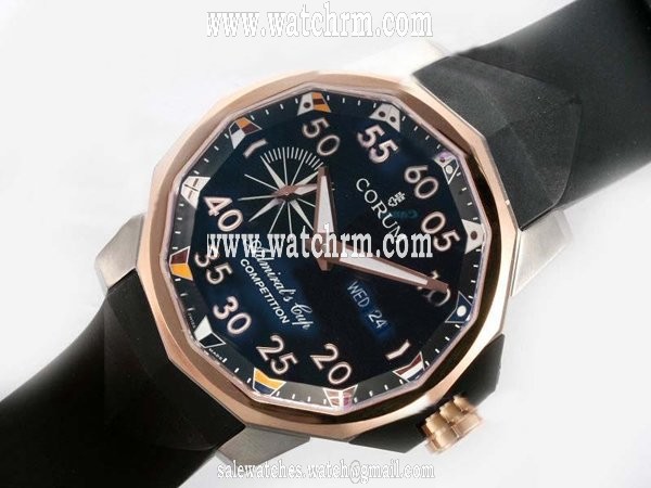 Corum Admirals Cup 947.931.04/0371 AN12 48mm Black Dial Watch