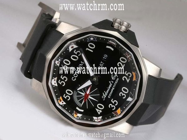 Corum Admirals Cup 947.931.04/0371 AN12 Automatic Black Dial Watch