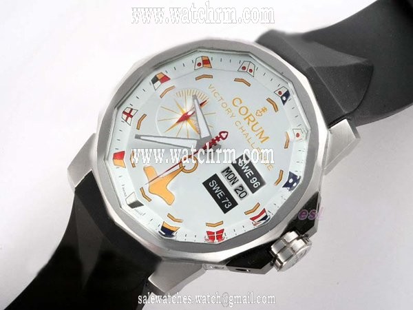 Corum Admirals Cup 947.933.04 48mm White Dial Automatic Watch