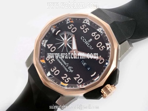 Corum Admirals Cup 947.941.55/V700 AN52 Automatic Black Dial 48mm Watch