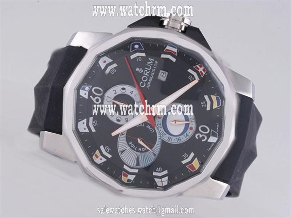 Corum Admirals Cup 977.633.55 Black Dial 48mm Automatic Watch