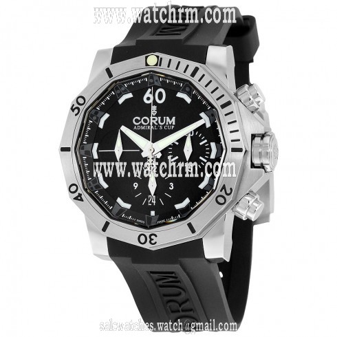 Corum Admirals Cup Black Dial Automatic Men's Watch A75302943