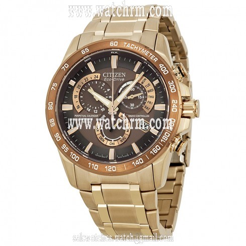 Open Box - Citizen Eco-Drive Perpetual Atomic Clock Synchronization Men's Watch AT4106-52X