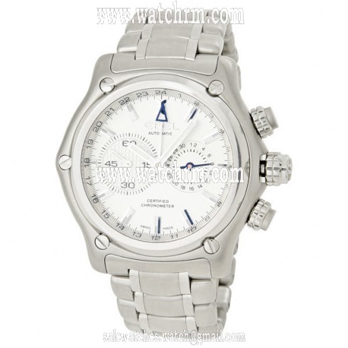 Ebel 1911 BTR Stainless Steel Chronometer Men's Watch 9240L70.6360