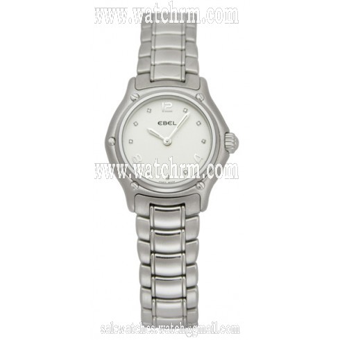 Ebel 1911 Mini Silver Dial Stainless Steel Bracelet Ladies Watch 9090211-16865P