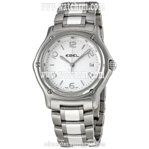 Ebel 1911 Silver Dial Stainless Steel Men's Watch 9187251-16567