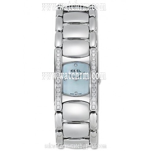 Ebel Beluga Manchette Mother Of Pearl Dial Stainless Steel Ladies Quartz Watch 9057A28-2961050