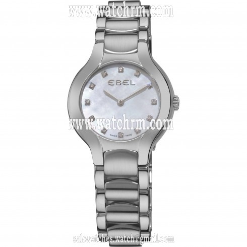 Ebel Beluga Mother of Pearl Diamond Dial Stainless Steel Ladies Watch 1216038