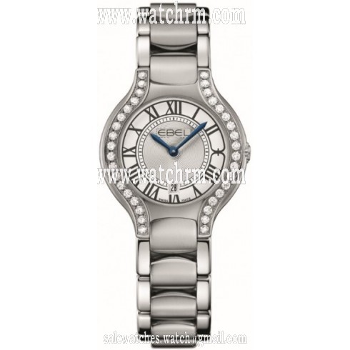 Ebel Beluga Silver Dial Stainless Steel Bracelet Ladies Watch 1216069