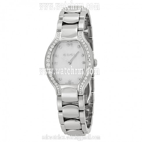 Ebel Beluga Tonneau Mother of Pearl Dial Diamond Ladies Watch 1215924