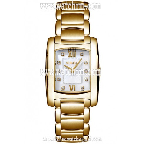 Ebel Brasilia Mother of Pearl Dial 18kt Yellow Gold Ladies Watch 1215612