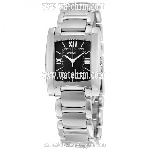 Ebel Brasilia Rectangular Steel Ladies Watch 1215773