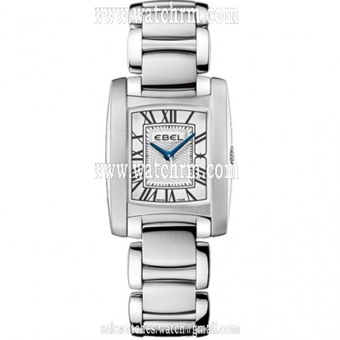 Ebel Brasilia Silver Dial Stainless Steel Ladies Watch 1216033