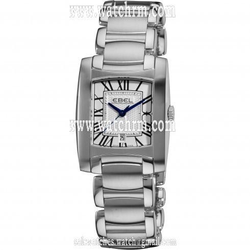 Ebel Brasilia Silver Dial Stainless Steel Ladies Watch 1216036