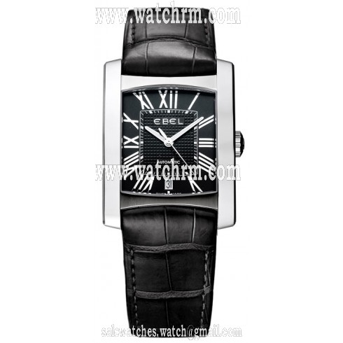 Ebel Brasilia Steel Black Men's Watch 1215617