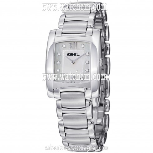 Ebel Brasilia Steel Diamond Ladies Watch 1215776
