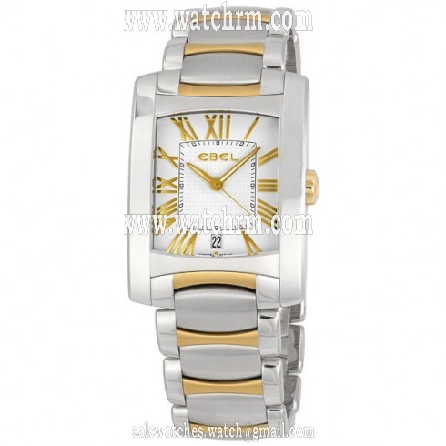 Ebel Brasilia Two Tone Silver Dial Men's Watch 1215770