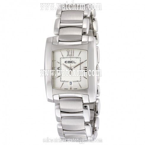 Ebel Brasilia White Guilloche Ladies Watch 1215774