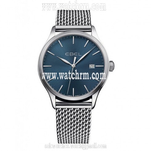 Ebel Classic Automatic Blue Dial Stainless Steel Men's Watch 1216149