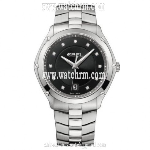 Ebel Classic Sport Black Diamond Dial Men's Watch 1215995