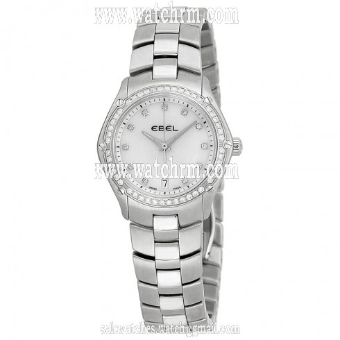 Ebel Classic Sport Mother of Pearl Diamond Bezel Ladies Watch 1215983