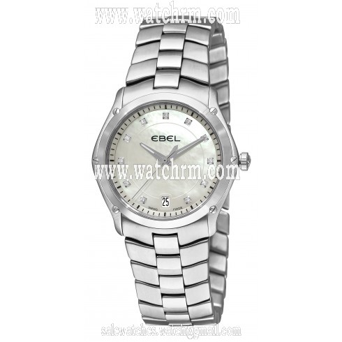 Ebel Classic Sport Mother of Pearl Diamond Dial Ladies Watch 1215986