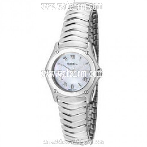 Ebel Classic Wave Mini White Dial Stainless Steel Bracelet Ladies Watch 9157F11-9225
