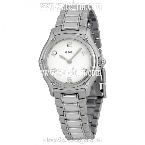 Ebel Classic White Dial Stainless Steel Ladies Watch 9090211-10665P