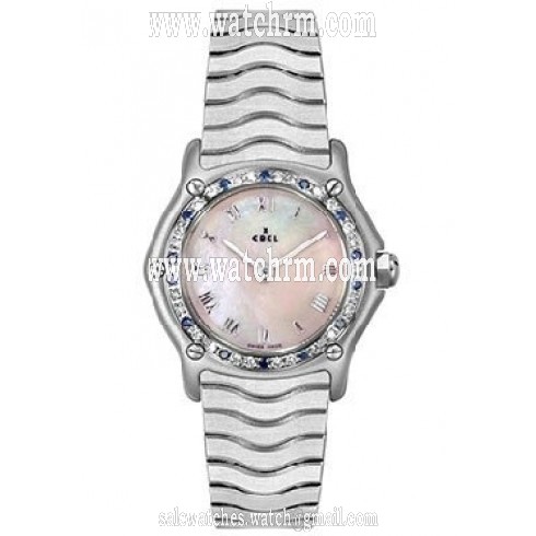 Ebel Mother of Pearl Dial Stainless Steel Ladies Watch 9157116/921028P