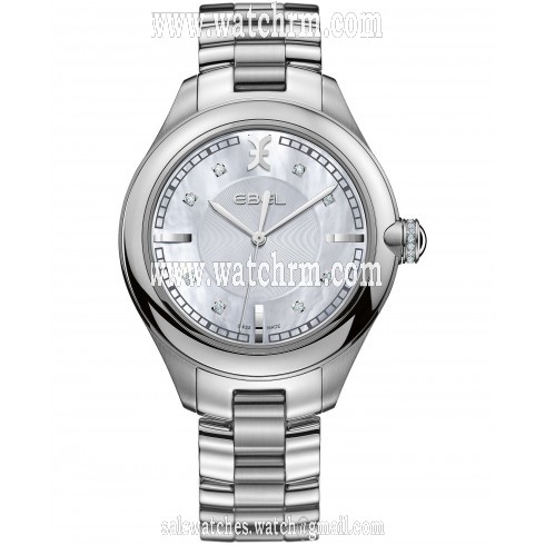 Ebel Onde Mother of Pearl and Silver Dial Steel Ladies Watch 1216136