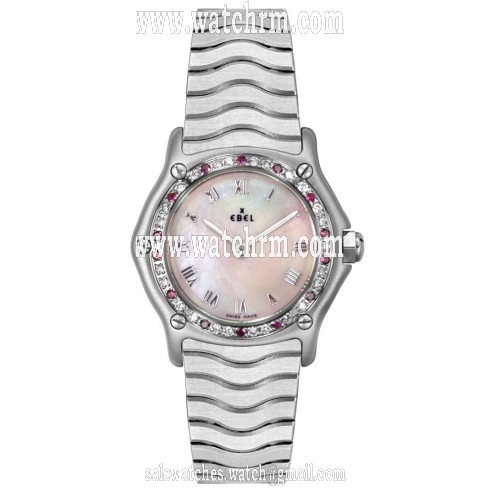 Ebel Sport Classic Mother Of Pearl Dial Stainless Steel Ladies Quartz Watch 9157116-922028P