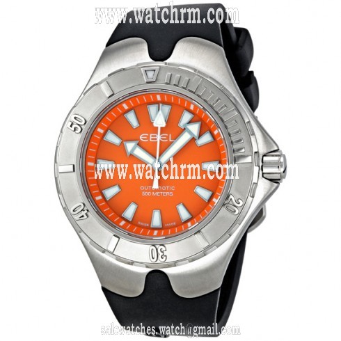 Ebel Sportwave Aquatica Orange Dial Automatic Men's Watch 1215583