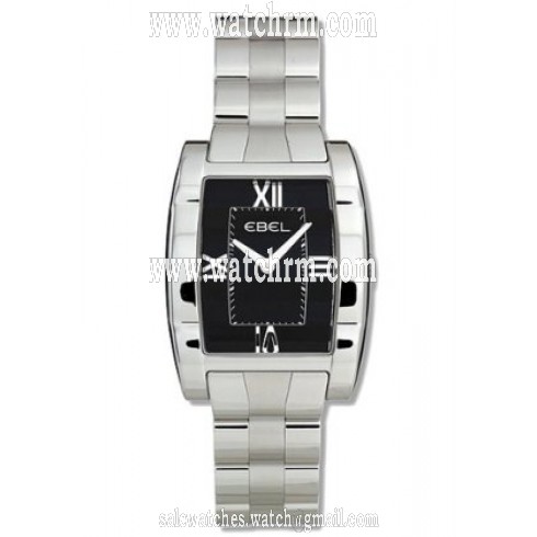 Ebel Tarawa Black Dial Stainless Steel Ladies Watch 9656J21-5486