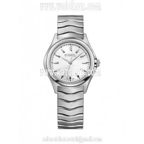 Ebel Wave Silver Dial Stainless Steel Ladies Watch 1216191
