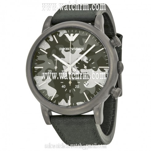 Emporio Armani Classic Chronograph Grey Camouflage Dial Men's Watch AR1816