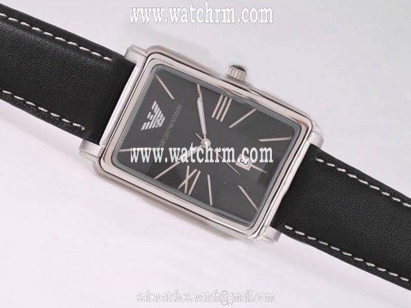 Emporio Armani Classic Ladies AR0414 Quartz 31x49mm Black Dial Watch