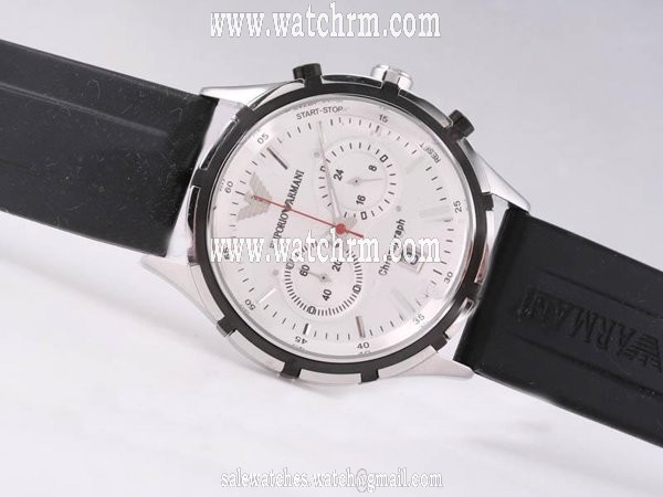Emporio Armani Classic Mens AR0532 Mens Quartz Chronograph Round Watch