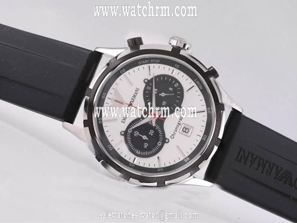 Emporio Armani Classic Mens AR0532 Round Quartz Chronograph Mens Watch