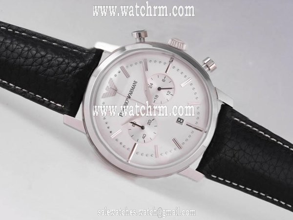 Emporio Armani Classic Mens AR2427 Quartz Chronograph Round Watch