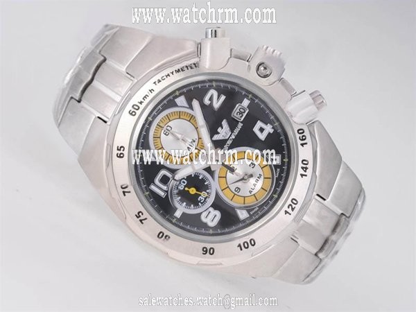 Emporio Armani Classic Mens AR5897 Mens Quartz Chronograph Round Watch