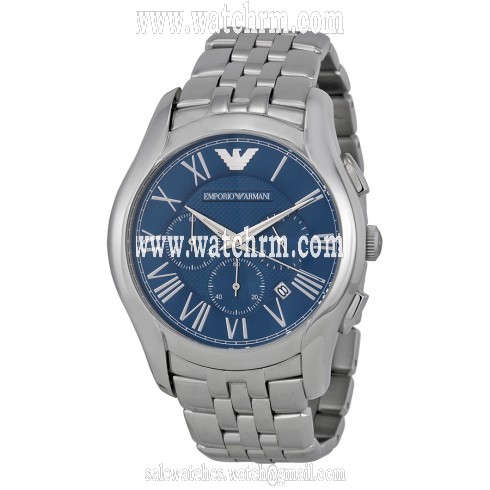 Emporio Armani Classic Navy Blue Dial Stainless Steel Men's Watch AR1787